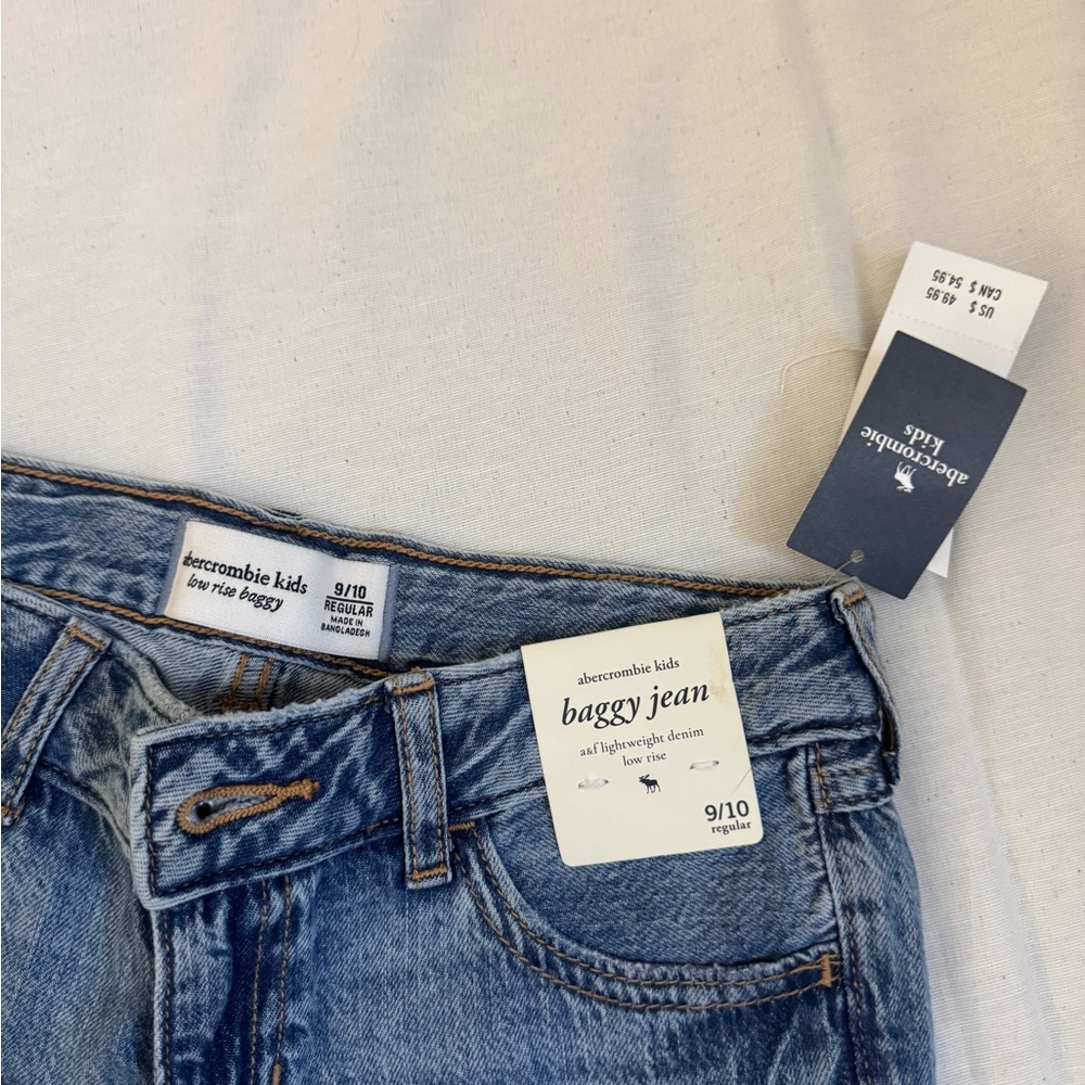 Abercrombie Kids Light Blue Boyfriend Jeans
